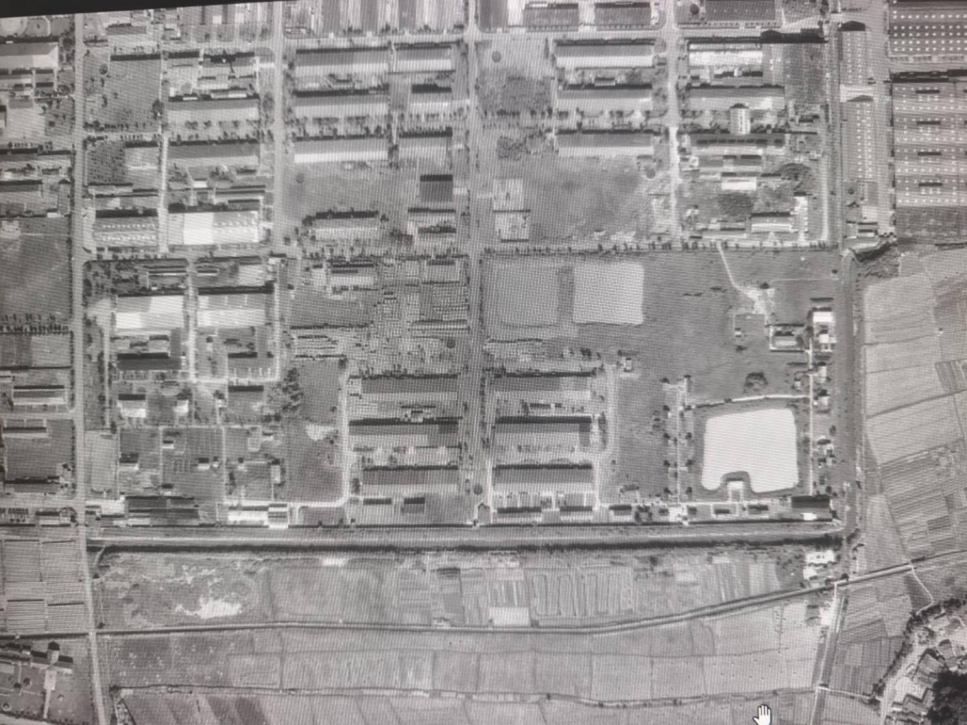 1970年代＿ 台北市信義區101大樓尚未興建前（照片來源：航遙測分署）