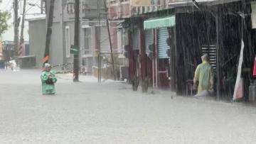 台南後壁也降下驚人雨勢