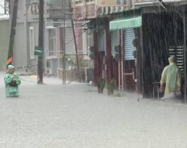 台南後壁也降下驚人雨勢